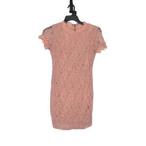 Vera‎ & Lucy Pedal Pink Lace Rope Size L Soft Girl Cottage Coquette Western